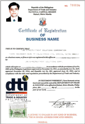 Registration and License Image